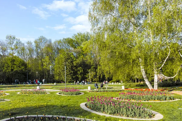 Sofia Bulgaria April 2022 Amazing Spring View South Park City — Stock Photo, Image