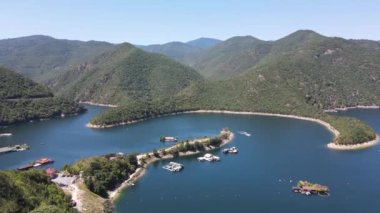 Vacha (Antonivanovtsi) Reservoir, Rodop Dağları, Filibe Bölgesi, Bulgaristan