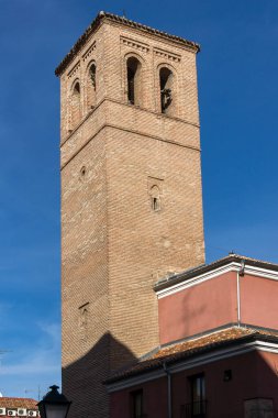 MADRID, İSPAN - 23 HAZİRAN 2018: Madrid 'deki San Pedro el Real Kilisesi' nin inanılmaz manzarası