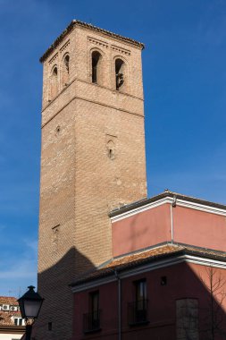 MADRID, İSPAN - 23 HAZİRAN 2018: Madrid 'deki San Pedro el Real Kilisesi' nin inanılmaz manzarası