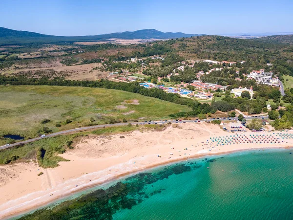 Vista Aérea Playa Del Conductor Alepu Cerca Del Complejo Dyuni — Foto de Stock