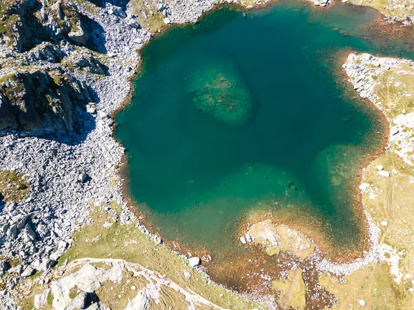 Bulgaristan 'ın Malyovitsa zirvesi yakınlarındaki Rila Dağı' nın şaşırtıcı hava manzarası