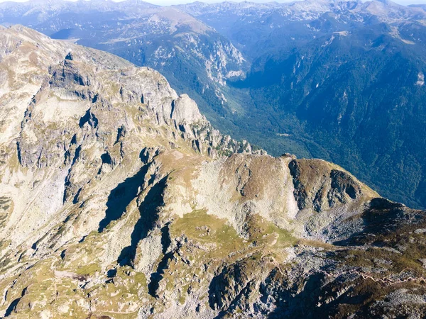 Incredibile Vista Aerea Della Montagna Rila Vicino Malyovitsa Picco Bulgaria — Foto Stock