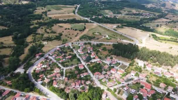 Vue Aérienne Ville Historique Klisura Région Plovdiv Bulgarie — Video