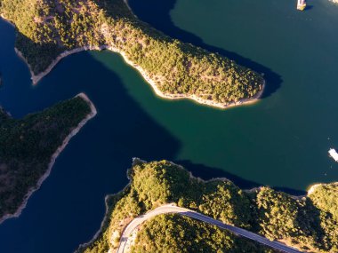 Vacha (Antonivanovtsi) Reservoir, Rodop Dağları, Filibe Bölgesi, Bulgaristan