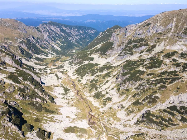 Increíble Vista Aérea Montaña Rila Cerca Del Pico Malyovitsa Bulgaria — Foto de Stock