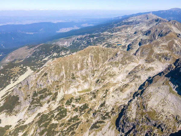 Bulgaristan Malyovitsa Zirvesi Yakınlarındaki Rila Dağı Nın Şaşırtıcı Hava Manzarası — Stok fotoğraf
