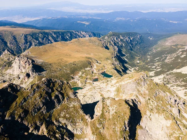 Incroyable Vue Aérienne Montagne Rila Près Pic Malyovitsa Bulgarie — Photo