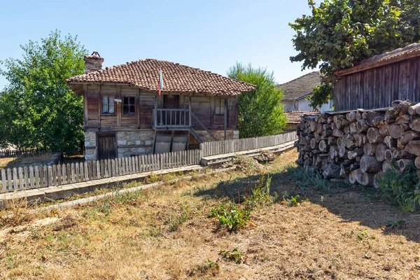 Staré Domy Devatenáctého Století Historické Vesnici Brashlyan Burgas Region Bulharsko — Stock fotografie