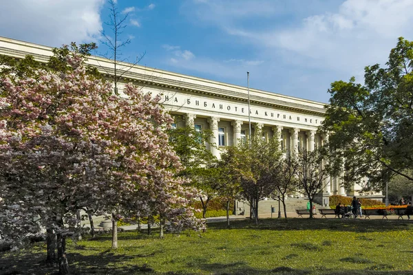 Sofia Bulgaria May 2022 Spring View National Library Saint Cyril — стокове фото