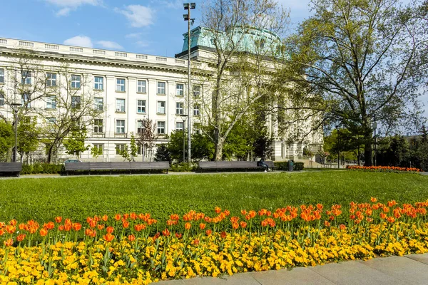 Sofia Bulgaria May 2022 Spring View National Library Saint Cyril — стоковое фото