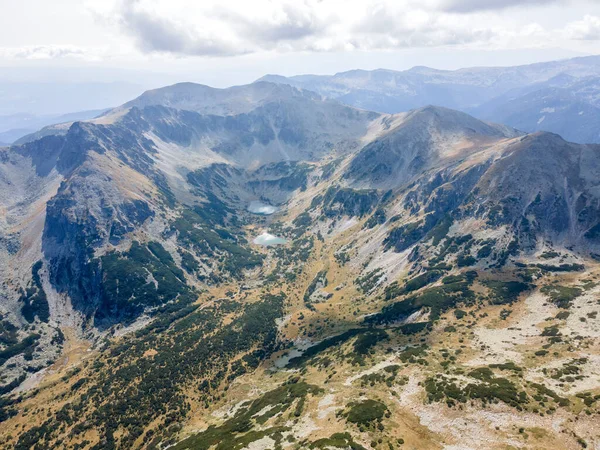 Καταπληκτική Αεροφωτογραφία Του Βουνού Ρίλα Κοντά Στην Κορυφή Musala Βουλγαρία — Φωτογραφία Αρχείου