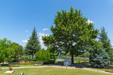 Bulgaristan 'ın Kardzhali kentindeki Ortaçağ Manastırı Aziz Vaftizci Yahya' nın inanılmaz manzarası