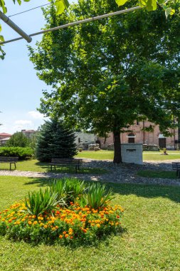 Bulgaristan 'ın Kardzhali kentindeki Ortaçağ Manastırı Aziz Vaftizci Yahya' nın inanılmaz manzarası