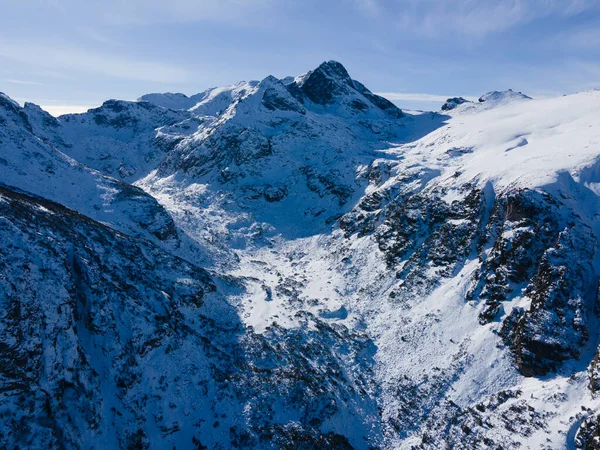 Bulgaristan Malyovitsa Zirvesi Yakınlarındaki Rila Dağı Nın Şaşırtıcı Kış Manzarası — Stok fotoğraf