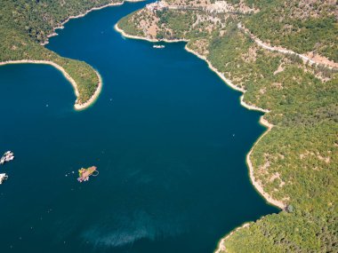 Vacha (Antonivanovtsi) Reservoir, Rodop Dağları, Filibe Bölgesi, Bulgaristan