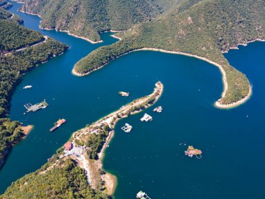 Vacha (Antonivanovtsi) Reservoir, Rodop Dağları, Filibe Bölgesi, Bulgaristan