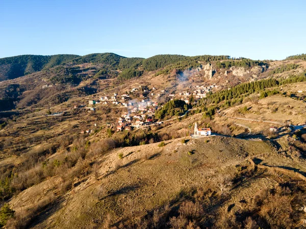 Luftaufnahme Des Dorfes Borovo Region Plovdiv Bulgarien — Stockfoto