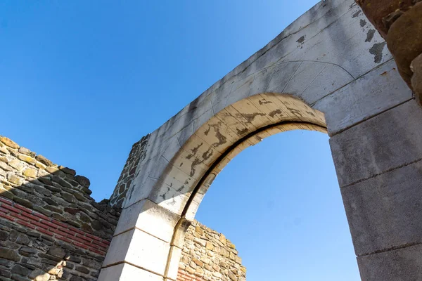 Ruinen Der Antiken Römischen Festung Sostra Der Nähe Des Dorfes — Stockfoto