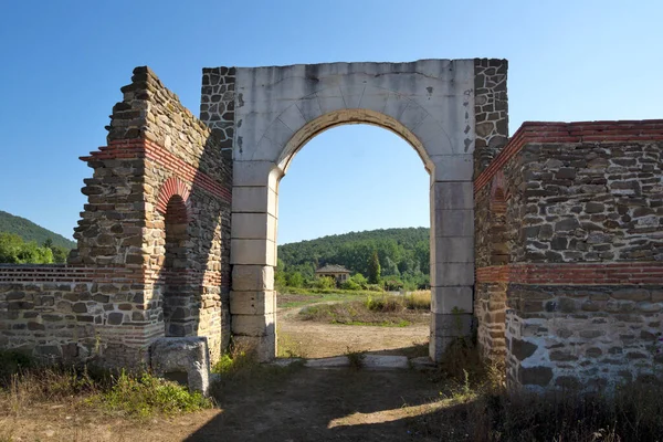 Ruinas Antigua Fortaleza Romana Sostra Cerca Del Pueblo Lomets Región — Foto de Stock