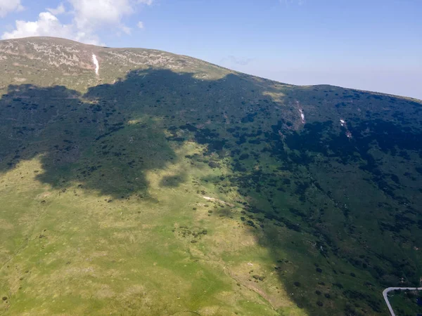Increíble Vista Aérea Montaña Rila Cerca Presa Belmeken Bulgaria — Foto de Stock