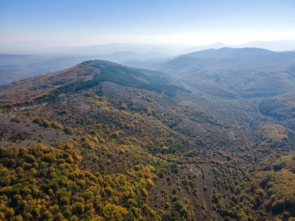 Erstaunliche Herbstlandschaft Des Erul Gebirges Region Pernik Bulgarien — Stockfoto