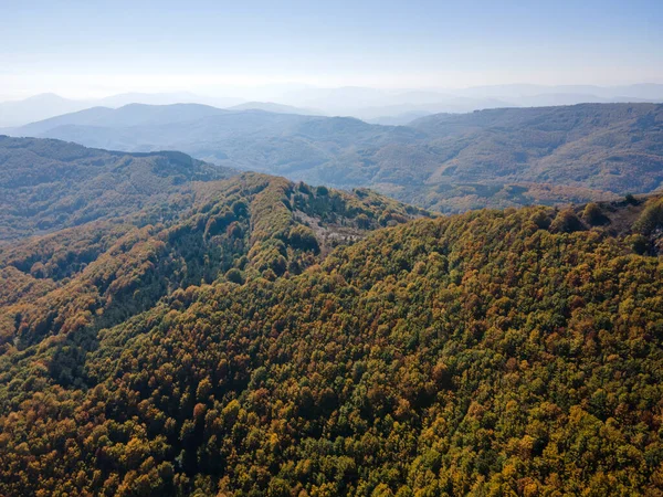 Erstaunliche Herbstlandschaft Des Erul Gebirges Region Pernik Bulgarien — Stockfoto