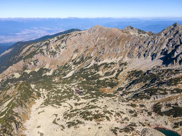 Csodálatos Légi Kilátás Pirin Mountain Közelében Polezhan Peak Bulgária — Stock Fotó