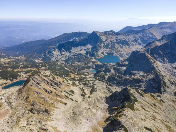 Vista Aérea Incrível Montanha Pirin Perto Pico Polezhan Bulgária — Fotografia de Stock