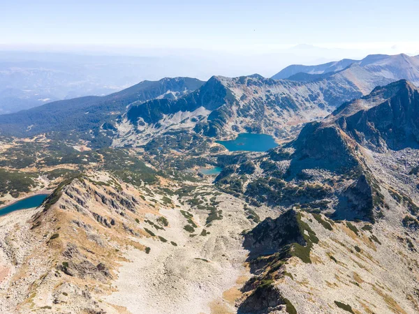 Καταπληκτική Αεροφωτογραφία Του Βουνού Πιρίν Κοντά Στην Κορυφή Πολεζάν Της — Φωτογραφία Αρχείου