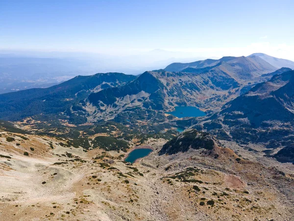 保加利亚Polezhan峰附近Pirin山令人惊叹的空中景观 — 图库照片