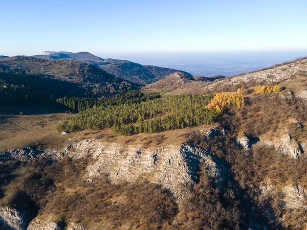 Balkan Dağları Vratsata Geçidi Nin Nanılmaz Sonbahar Manzarası Bulgaristan — Stok fotoğraf