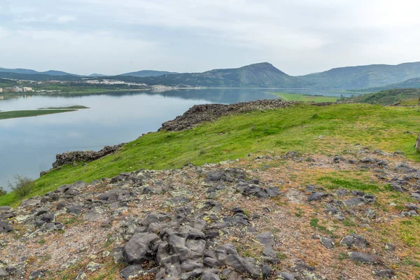 Ruins Ancient Vishegrad Fortress Southern Coast Studen Kladenets Reservoir Town — Stock Photo, Image