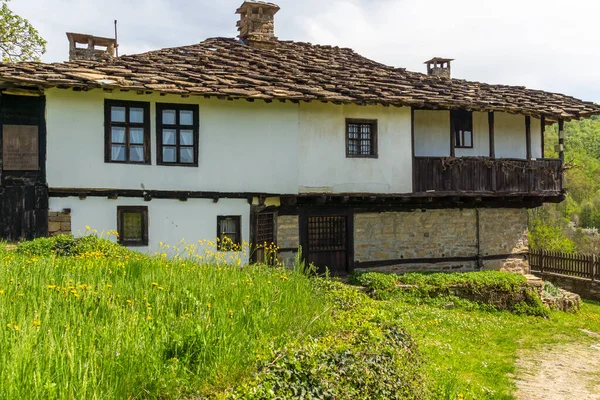 Typical Street Old Houses Historical Village Bozhentsi Gabrovo Region Bulgaria — Stock Photo, Image