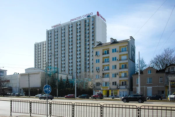 Sofia Bulgaria Febrero 2022 Calle Típica Edificio Centro Ciudad Sofía — Foto de Stock