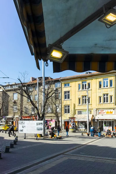 Sofia Bulgaria Febrero 2022 Calle Típica Edificio Centro Ciudad Sofía — Foto de Stock