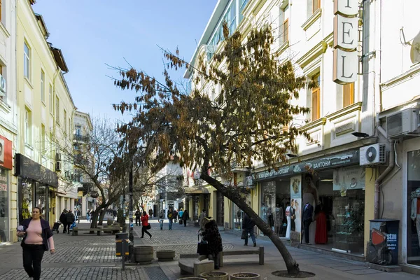 Sofia Bulgaria Febrero 2022 Calle Típica Edificio Centro Ciudad Sofía — Foto de Stock