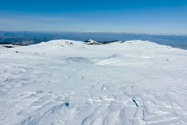 Χειμερινή Άποψη Του Βουνού Vitosha Κοντά Στην Κορυφή Cherni Vrah — Φωτογραφία Αρχείου