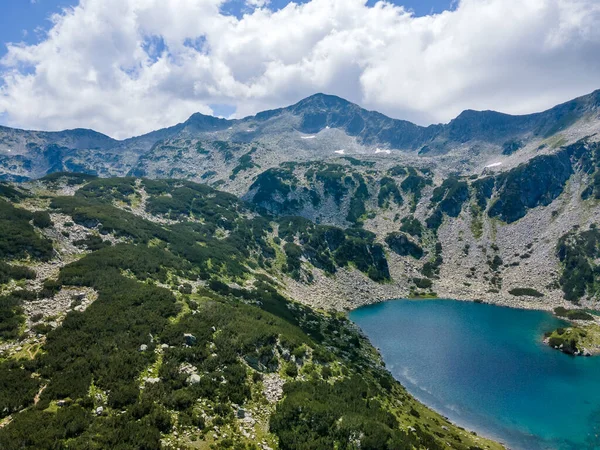 Increíble Vista Aérea Pirin Mountain Cerca Cabaña Vihren Bulgaria —  Fotos de Stock