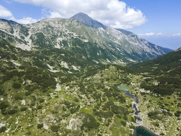 Amazing Aerial View Pirin Mountain Dekat Vihren Hut Bulgaria — Stok Foto