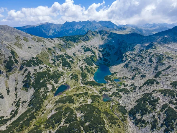 Καταπληκτική Αεροφωτογραφία Pirin Mountain Κοντά Στην Καλύβα Vihren Βουλγαρία — Φωτογραφία Αρχείου
