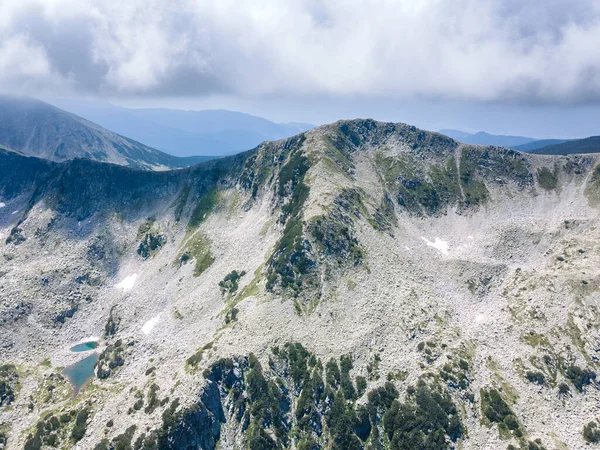 Prachtig Uitzicht Vanuit Lucht Pirin Mountain Bij Vihren Hut Bulgarije — Stockfoto