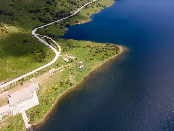 Prachtig Uitzicht Vanuit Lucht Belmeken Dam Rila Berg Bulgarije — Stockfoto