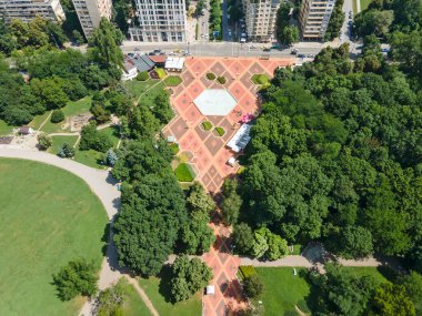 Bulgaristan 'ın Sofya kentindeki South Park' ın şaşırtıcı hava manzarası