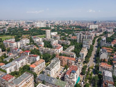 Bulgaristan 'ın Sofya kentindeki South Park' ın şaşırtıcı hava manzarası
