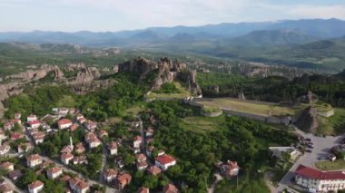 Belogradchik Kayalıkları, Vidin Bölgesi, Bulgaristan 'ın hava manzarası