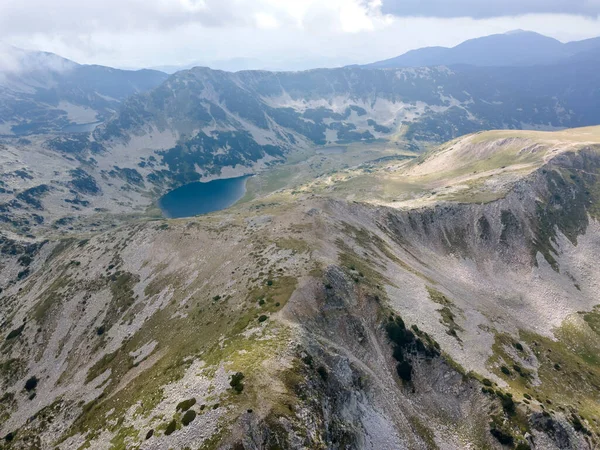 Incroyable Vue Aérienne Montagne Pirin Près Vihren Peak Bulgarie — Photo