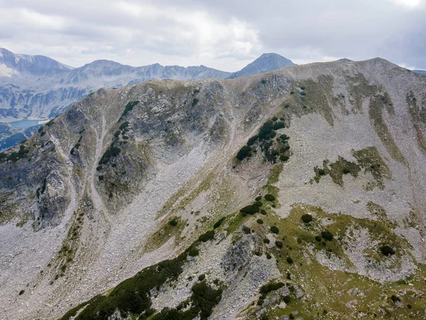 Amazing Aerial View Pirin Mountain Vihren Peak Bulgaria — Foto Stock