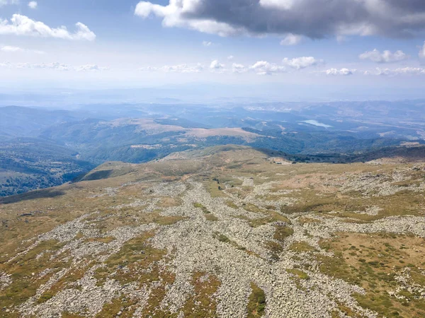 Vista Aérea Montanha Vitosha Perto Pico Cherni Vrah Região Cidade — Fotografia de Stock