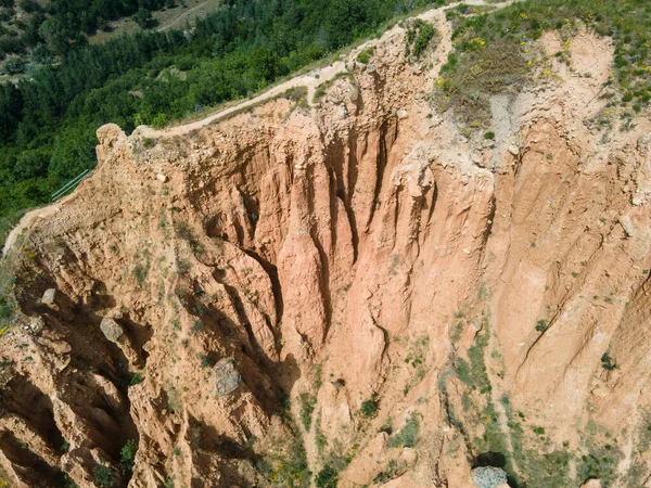 Erstaunliche Luftaufnahme Der Stob Pyramiden Rila Gebirge Kyustendil Region Bulgarien — Stockfoto
